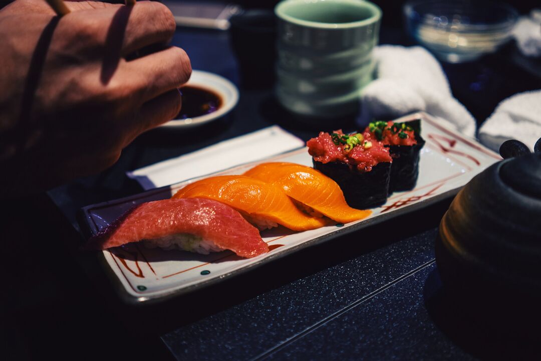 Sushi japoniar dietarako