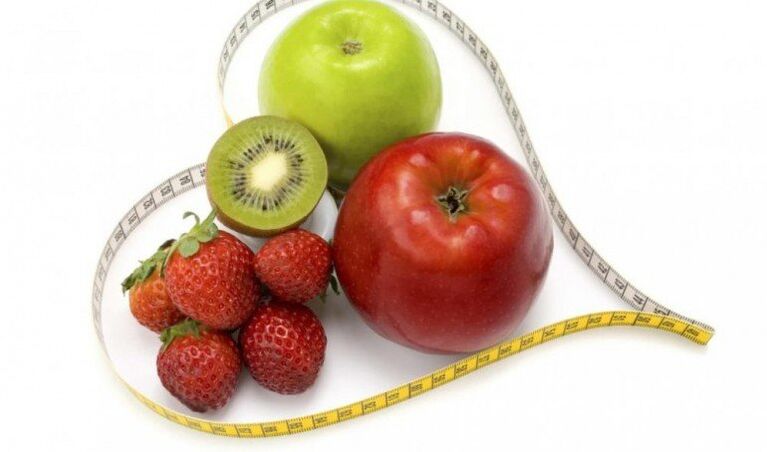 astean 5 kg pisua galtzeko fruituak